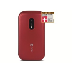 DORO 6040 Red - User-Friendly Mobile Phone with Big Buttons & Easy Navigation - Perfect for Seniors!